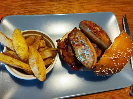 Burger Maison au Foie Gras poêlé par Christophe Von Murbachensis Monasterium