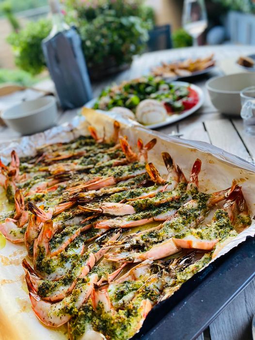 Gambas en persillade par Colette Schmitz