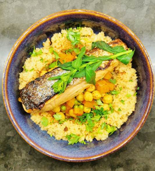 Saumon comme un Couscous par la Table de Loule