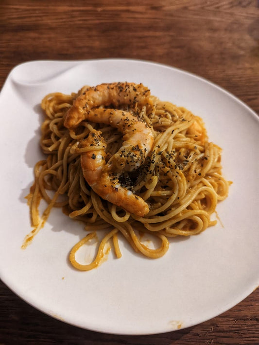 Spaghettis aux Gambas