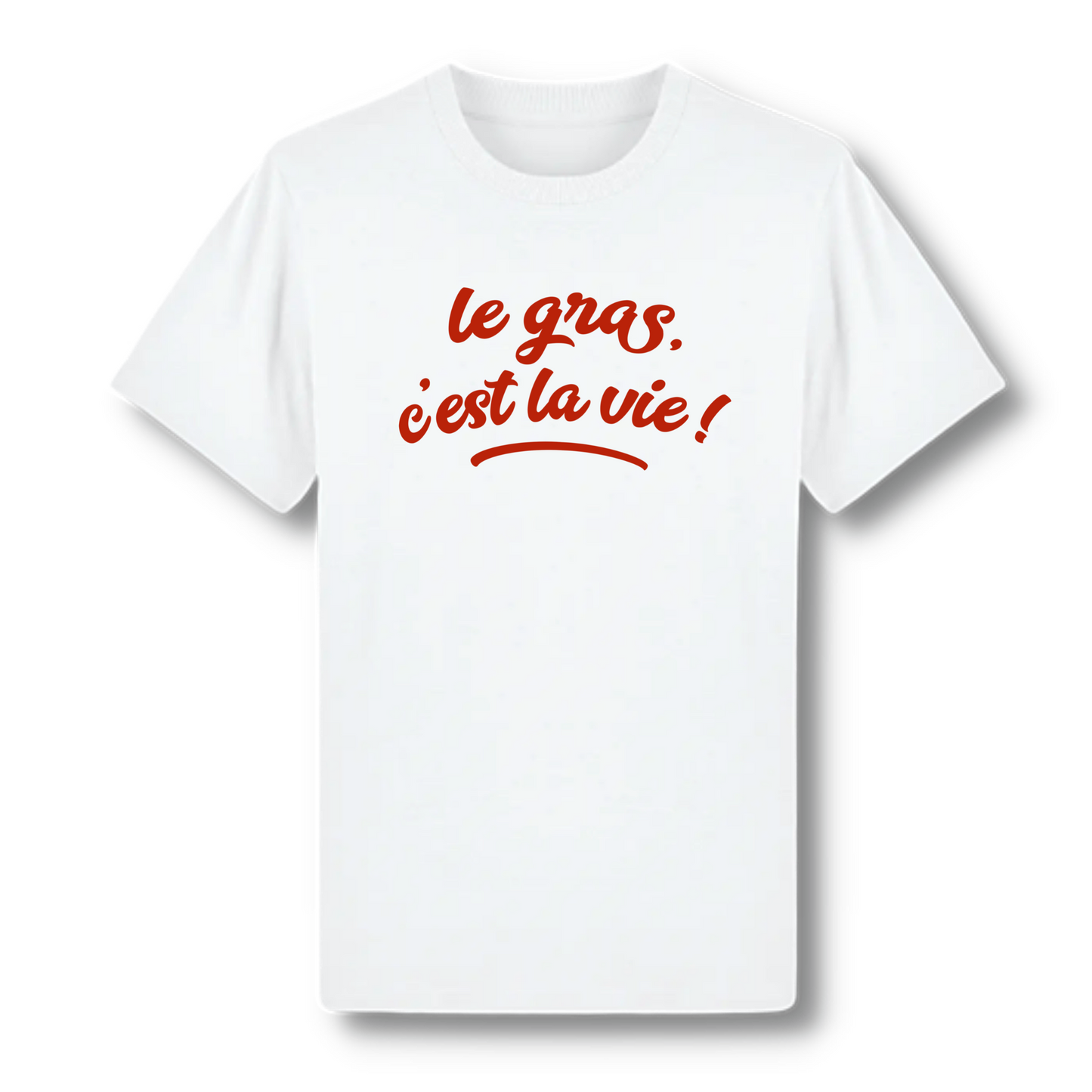 T shirt bons vivants le gras c est la vie