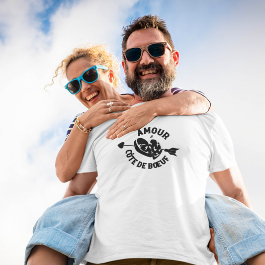 T shirt amour et cote de boeuf bons vivants