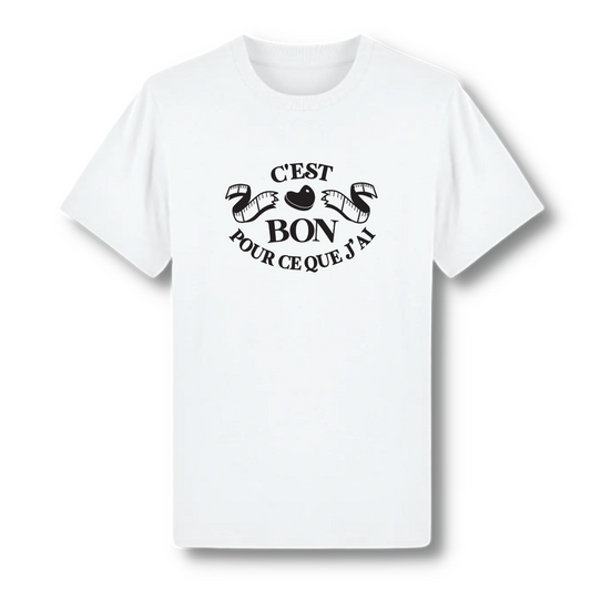 T shirt bons vivants c est bon pour ce que j ai