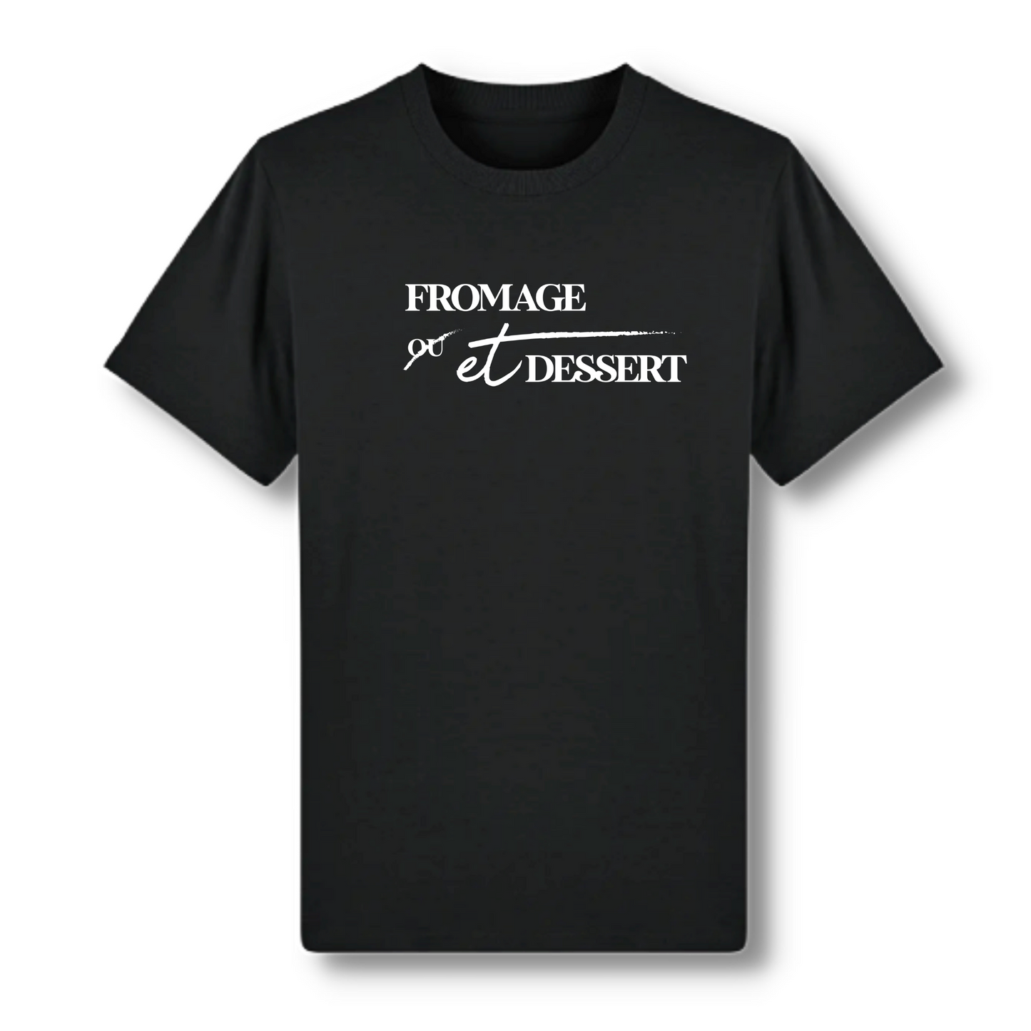 T shirt bons vivants fromage et dessert