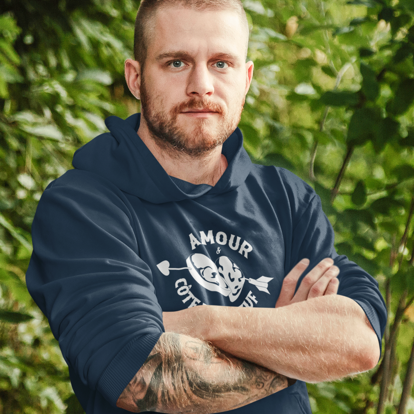 Hoodie Amour et Côte de Boeuf