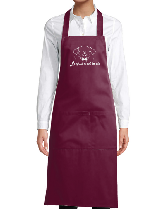 tablier bons vivants le gras c est la vie
