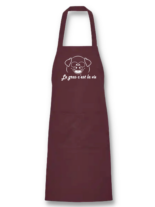 tablier bons vivants le gras c est la vie