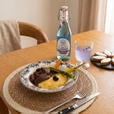 La Box Gourmande — plat dressé avec boisson régionale